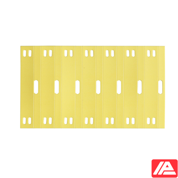 Όψη κίτρινων δεικτών καλωδίων Brady B33-60×10-7643-YL