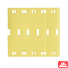 Όψη κίτρινων δεικτών καλωδίων Brady B33-75×10-7643-YL