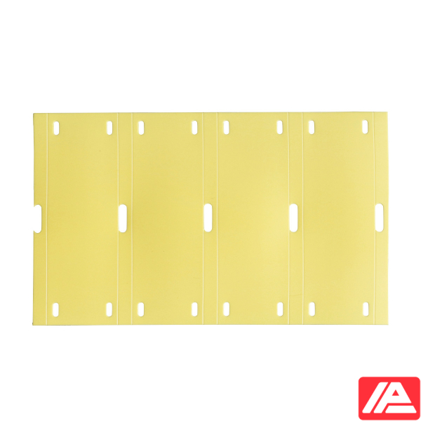 Όψη κίτρινων δεικτών καλωδίων Brady B33-75×25-7643-YL