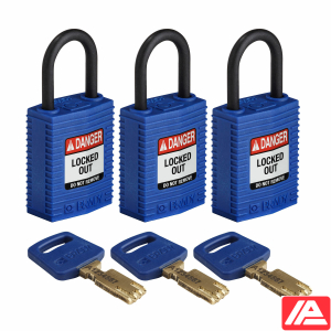 Ασφαλές κλειδί Λουκέτα - Συμπαγές — CPT-BLU-25PL-KA3PK