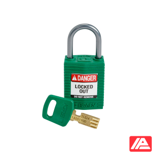 Συμπαγές SafeKey Νάιλον Αποκλεισμός Λουκέτα με Αλουμίνιο Shackle — CPT-GRN-25AL-KD