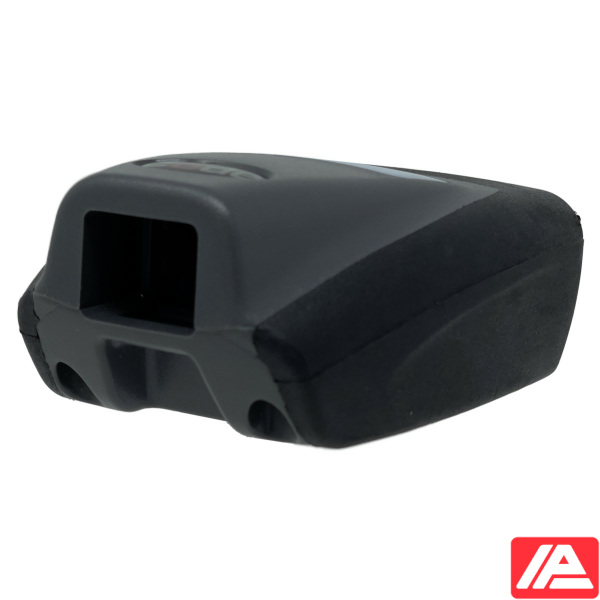 Πίσω όψη σκούρου γκρι σαρωτή barcode CR1100
