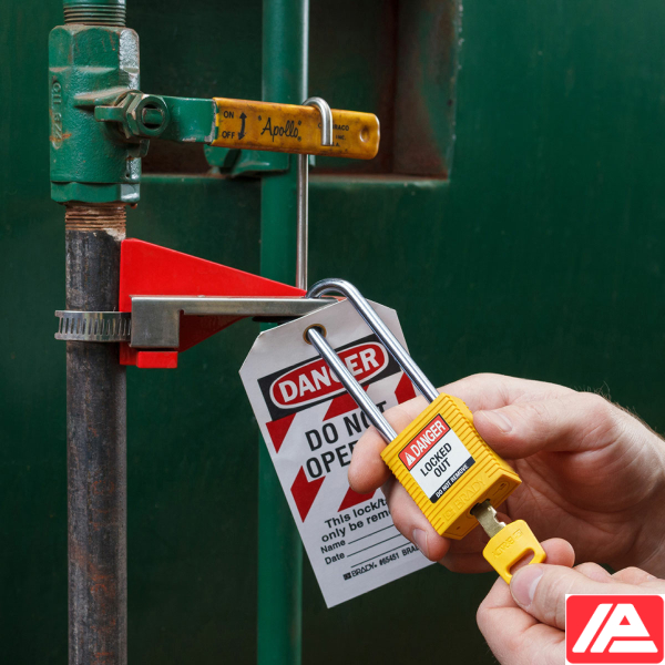 SafeKey Nylon Lockout Padlocks - NYL-BLU-76ST-KD - Image 3