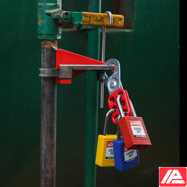 SafeKey Nylon Lockout Padlocks - NYL-BLK-38ST-KD - Image 4