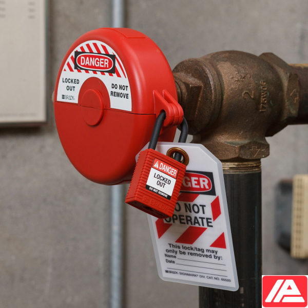 SafeKey Nylon Lockout Padlocks - NYL-BLU-38PL-KA3PK - Image 4