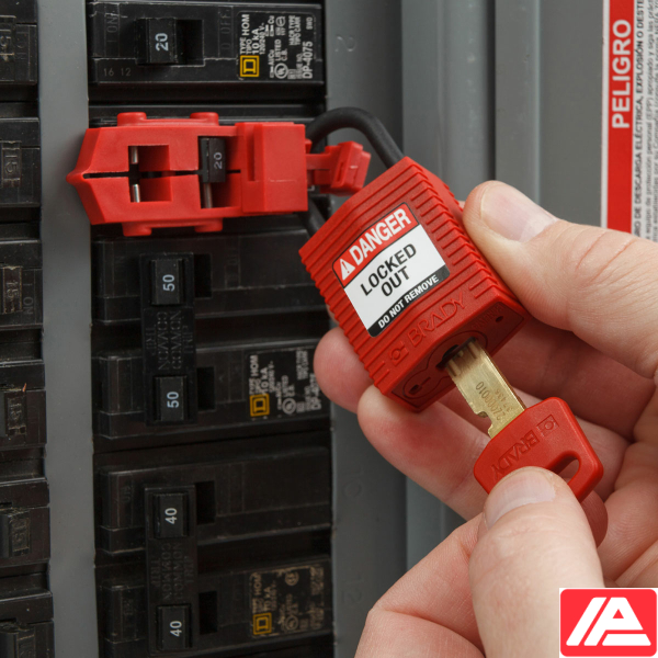 SafeKey Compact Nylon Lockout Padlocks - CPT-BRN-25PL-KD - Image 3