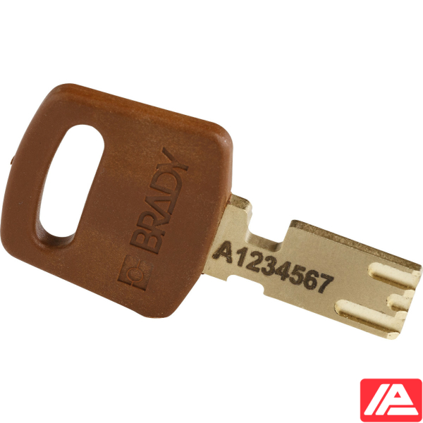SafeKey Nylon Lockout Padlocks - NYL-BRN-38PL-KA3PK - Image 2