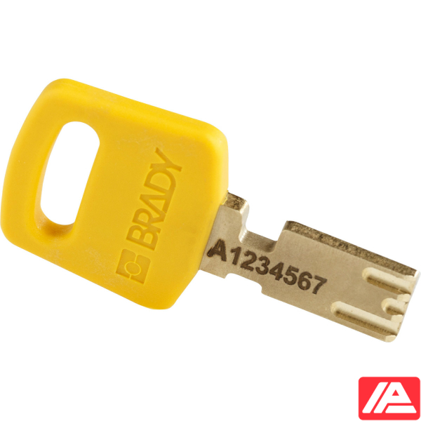 SafeKey Nylon Lockout Padlocks - NYL-YLW-38PL-KA3PK - Image 2