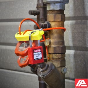 Ψαλίδι-Λοκ με 0.91 m Καλώδιο — SCISSOR LOCKOUT: YELLOW SCISSOR LOCK W/3