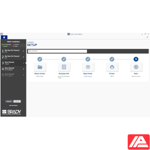 Περιβάλλον λογισμικού Brady Workstation Data Automation